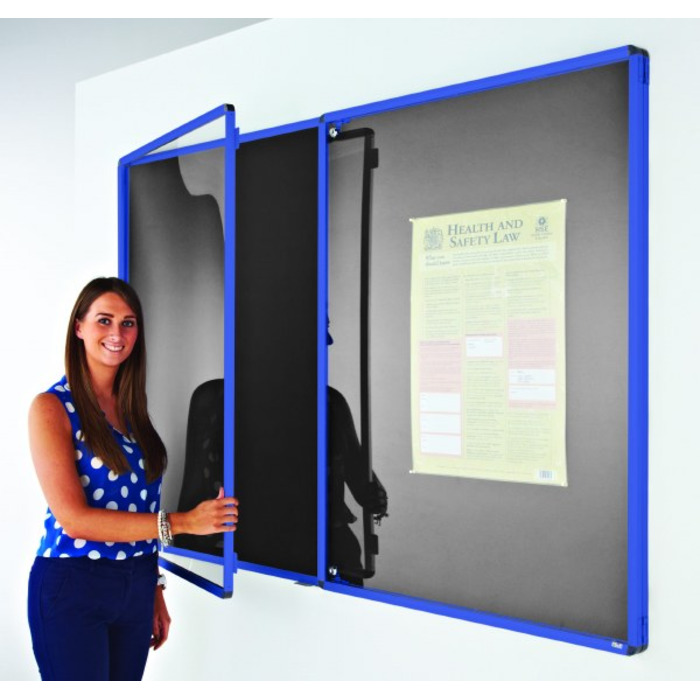 Coloured Frame Tamperproof Noticeboard