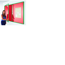 Coloured Frame Tamperproof Noticeboard