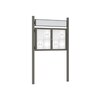 Premium Post Mounted Outdoor Noticeboard