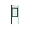 Premium Post Mounted Outdoor Noticeboard