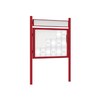 Premium Post Mounted Outdoor Noticeboard
