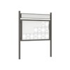 Premium Post Mounted Outdoor Noticeboard