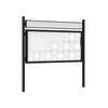 Premium Post Mounted Outdoor Noticeboard