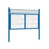 Premium Post Mounted Outdoor Noticeboard