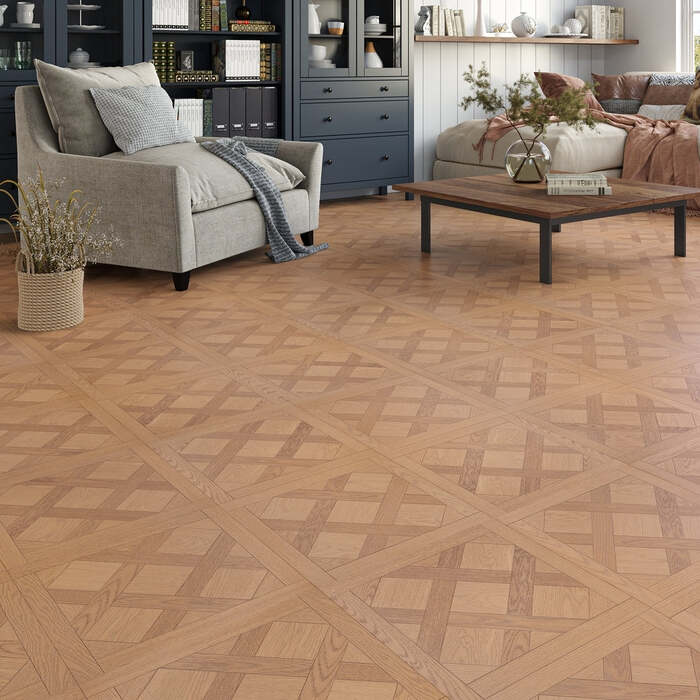 Sassari 12mm Bayswater Oak Versailles Tile Laminate