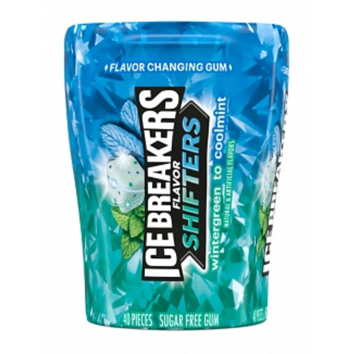 Ice Breakers Flavor Shifters Gum Wintergreen Coolmint 92g *USA*