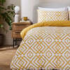 Super Soft Microfibre Yellow & White Scandi