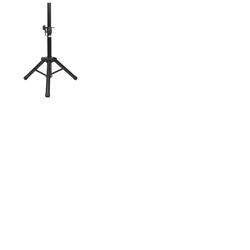 Short Tripod Speaker Stand Adjustable Height of 700-970mm 35mm Fitting in Black
