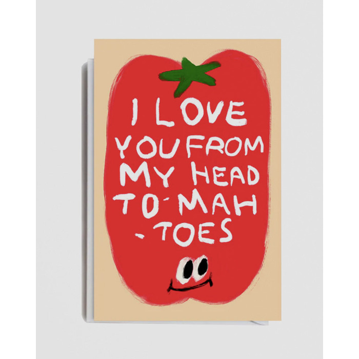 To-MAH-Toes — Greeting Card