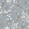Rosalie Floral Wallpaper Blue Rasch 260659