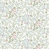 Leafy Trail Vinyl Wallpaper Green / Blue Grandeco A78803