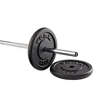 York 2 x 7. 5kg Black Cast Iron 1Inch Plates