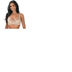 Pour Moi Sofia Lace Embroidered Side Support Bra
