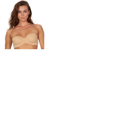 After Eden Basic Strapless Lace Bra