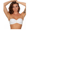 After Eden Basic Strapless Lace Bra