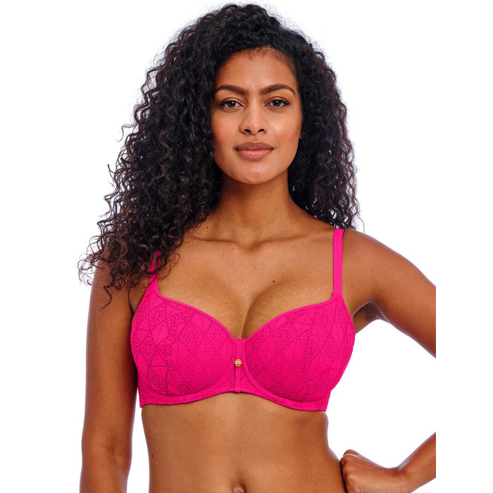 Freya Nomad Nights Sweetheart Bikini Top - Fuchsia - 30FF
