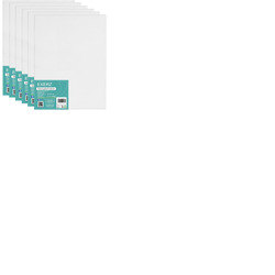 Exerz 30x40cm Canvas Panels 3mm 6pcs - A3 Canvas Board 100% Cotton 280gsm
