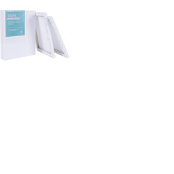 Exerz 40x50cm Stretched Canvas 4pk - 1. 7cm/ 280GSM 100% Cotton