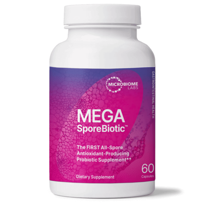 Mega Sporebiotic | SPORES ONLY Formula | 5 Billion CFU | 60 Capsules