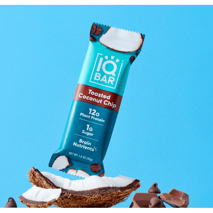 Toasted Coconut Chip | Single Plant Protein Bar | IQBAR