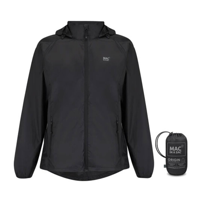 Mac in a Sac Origin 2 Waterproof Jacket Black M