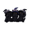 Nemesis Now Three Wise Black Cats Ornament