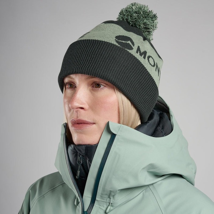 Montane Logo Cuffed Beanie Hat Deep Forest