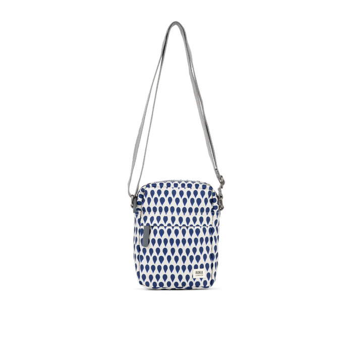 Roka London Bond Recycled Canvas Bag Denim Rain
