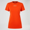 Berghaus Delta Short Sleeve Women's Tech Tee Orange 12