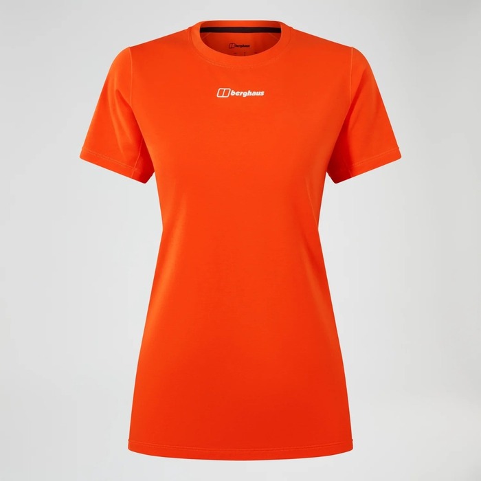 Berghaus Delta Short Sleeve Women's Tech Tee Orange 8