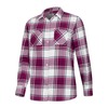 Hoggs of Fife Women's Caitlyn Oversized Flannel Shirt Berry M