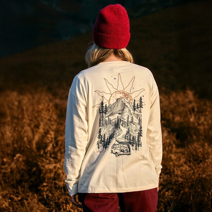 Saltrock Women's Open Road Long Sleeve T-Shirt Cream 14