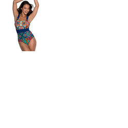 Pour Moi Colour Block Control Swimsuit