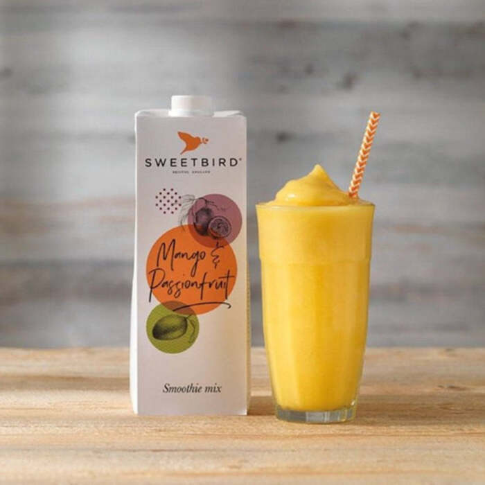 Sweetbird - Mango & Passionfruit Smoothie Mix - 1L - Vegan & Gluten-Free