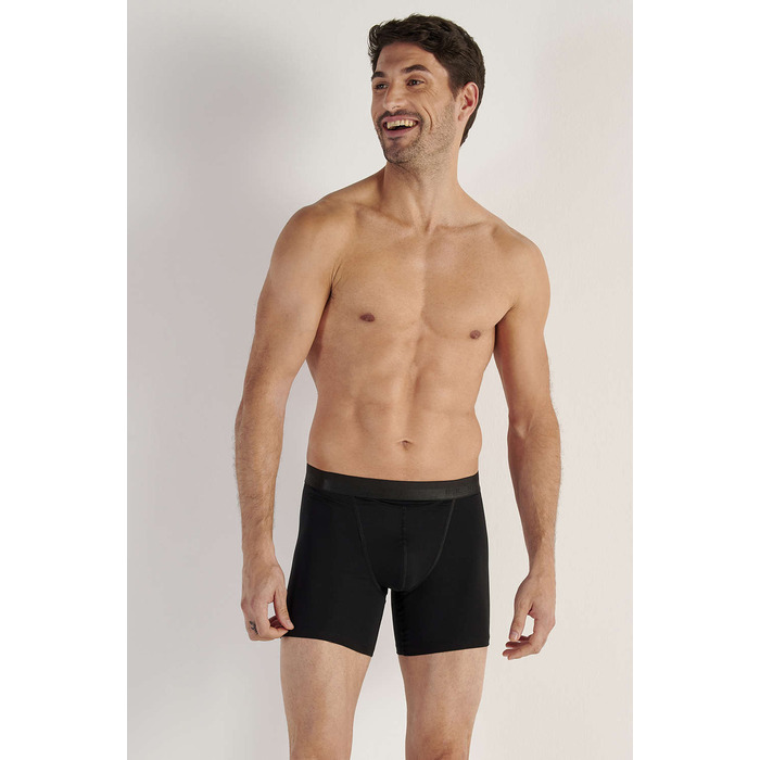 HOM HO1 Long Boxer Briefs - Black