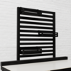 Draco Grills Teak Carbon Line Modular Outdoor Kitchen Add on Slatted Shelf with Hook on Boxes