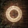 Pre-Lit Christmas Gold Light-Up Wreath 90cm with 10,000 Warm White LED Micro-lights