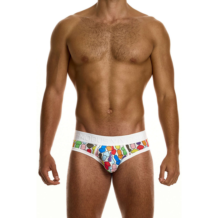 Modus Vivendi Rainbow Hearts Classic Brief