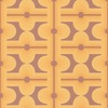 Retro Geometric Diamond Motif Wallpaper Mustard / Brown AS Creation 39533-4