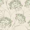 Laura Ashley Giselle Wallpaper Hedgerow Green 140331