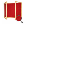 Hardwood Framed Lockable PET Noticeboard