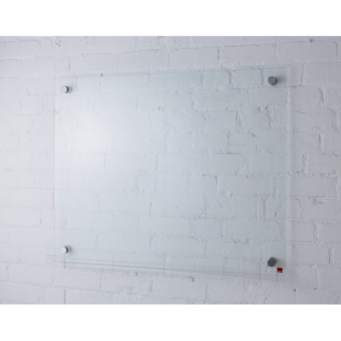 Casca Clear Glass Writing Board 2400 x 1200mm