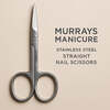 Murrays Manicure Stainless Steel Straight Nail Scissors