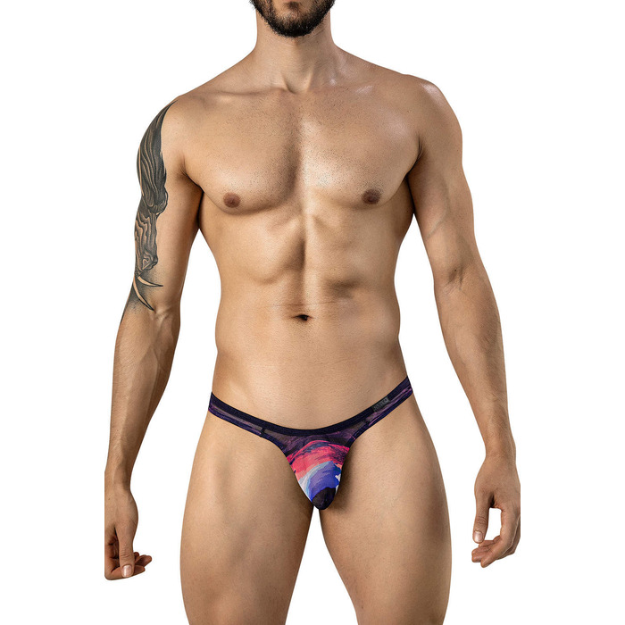 Clever Moda Kontrast Oasis Mesh Thong