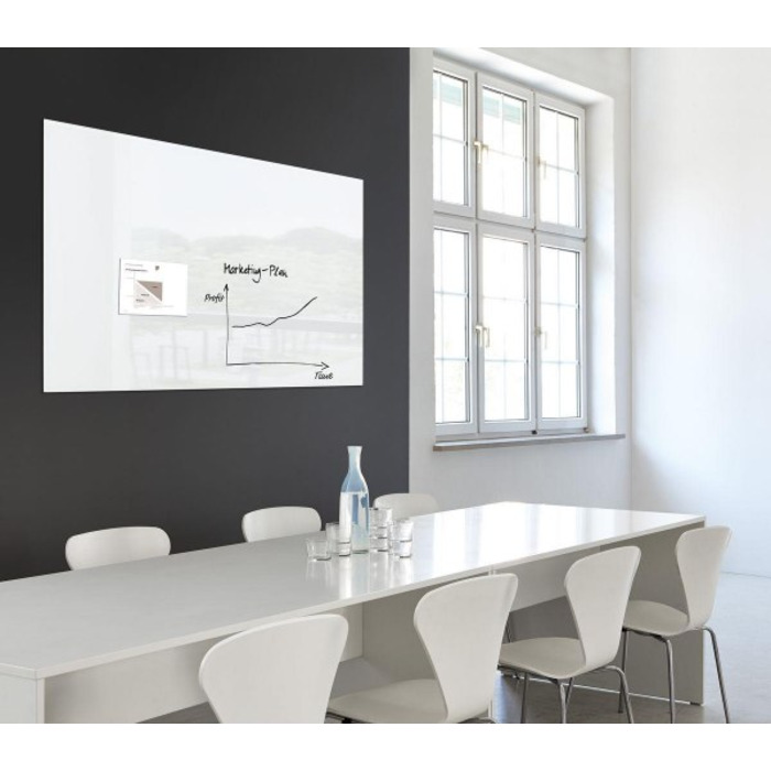 Glass whiteboard Artverum, Super White
