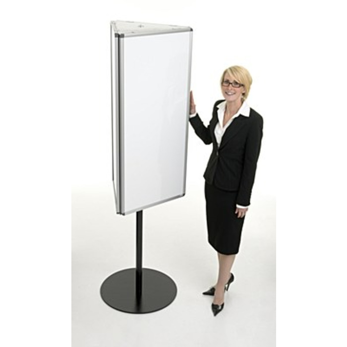 Rotating 3-Sided Whiteboard