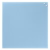 NAGA Magnetic Glass Noticeboard LIGHT BLUE 45 x 45cm