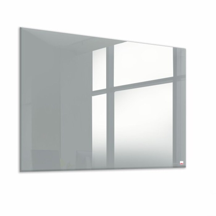 Casca Magnetic Glass Writing Board 1200 x 1200mm Rich Aluminium