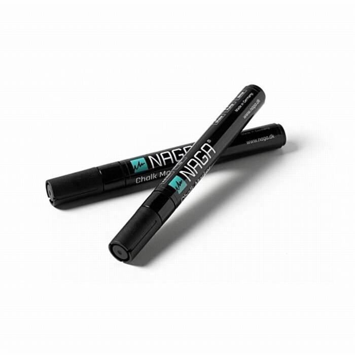 Naga Chalk Markers Black 4. 5mm (Pack 2)