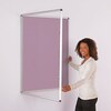ColourPlus Tamperproof Noticeboard 1200x900mm Lilac